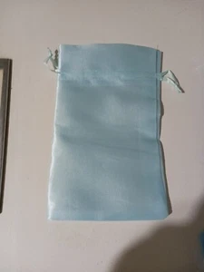 20@BLUE baby shower satin favor bags (5 1/2 by 9) with draw string - Picture 1 of 2