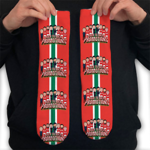 Wrexham Back To Back Promotions Socks Vector Heroes 3 Sizes Great Gift
