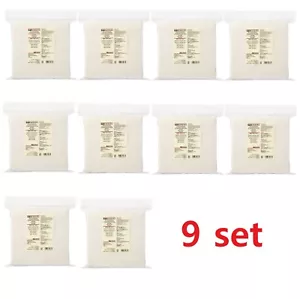 MUJI Organic Facial Cut Cotton unbleached 180sheets 6x5cm 9set DHL expedeited - Picture 1 of 3