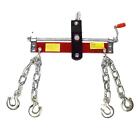 Engine Hoist Shop Crane Accessory Adjustable Handle with Chains Load Leveler