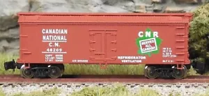 Z Scale CANADIAN NATIONAL Wood 34' Rebuilt Reefers ~ FTB9006 Set #1 ~ NIB - Picture 1 of 6