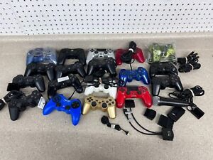 Sony Lot 3 PlayStation Controller Accessory Lot AS IS FOR PARTS PS2 PS3 PS4