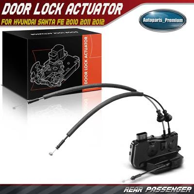 Actuador de bloqueo de puerta lateral pasajero trasero derecho para Hyundai Santa Fe 2010 2011 2012 Foto 1 de 4