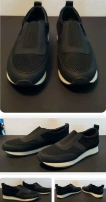 Donald J Pliner Comfort Slip On Joggers RIE ZK Black Size 6 1/2 NEW - Image 1 of 2