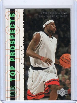 LeBRON JAMES ROOKIE CARD 2003 Lakers Cavs UD Top Prospects Upper Deck NBA $$ RC! - Image 1 of 2