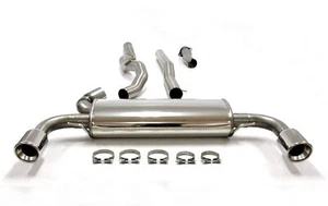 Instalación de acero inoxidable dúplex TA Technix 1x100 mm L+R para Volvo S60 todo 2x2 tipo F - Imagen 1 de 2