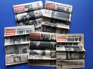 Menge 5 Vintage Melody Maker Magazin 1966 Who Beatles Dusty Springfield Dylan - Bild 1 von 11