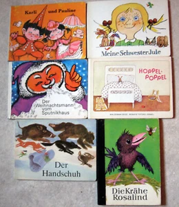 Pappbilderbuch DDR 6 Bilderbücher ab 3 u.a.Die Krähe Rosalind und Hoppel-Poppel - Bild 1 von 17