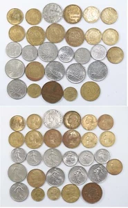 ‘THE HOARD’ LARGE LOT OF 29 FRENCH COINS 5 cent to 10 francs 1904 - 1990 - Picture 1 of 21
