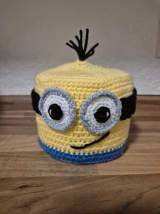 Minion- Klorollenhut -Klopapier-Abdeckung-Deko-Hutabablage Auto-Retro-gehäkelt - Bild 1 von 1