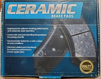 Rear Ceramic Brake Pad Kit for Chrysler PT Cruiser Sebring Dodge Stratus Neon V6 - Image 1 of 3