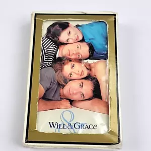 Carte da gioco Will & Grace vintage mazzo completo show televisivo - Foto 1 di 3