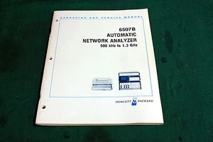 HP0 8507B BEDIENUNGS- UND SCHECKHEFT - Bild 1 von 1