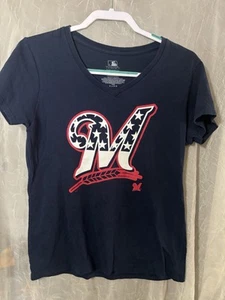 Genuine merchandise Milwaukee Brewer patriotic shirt women's M - Picture 1 of 2