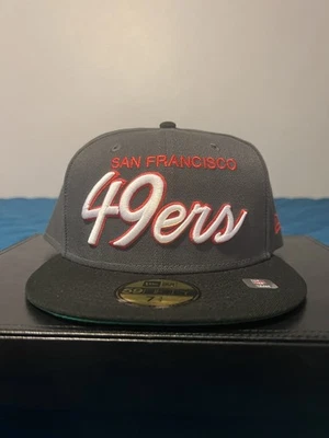 San Francisco 49ers New Era 59fifty Equipado 7 3/4 Script Nuevo  Foto 1 de 3