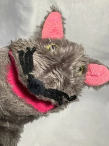 Marioneta peluda vintage hecha a mano gatito gato - Imagen 1 de 3