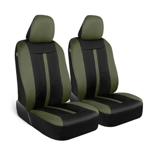 Motor Trend Green Cloth Car Seat Covers for Front Seats – Premium Automotive ... - Picture 1 of 7