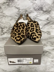 Franco Sarto Damengröße 8,5 schwarz silber Absatz Vianna Loafer Schuhe Leder - Bild 1 von 5