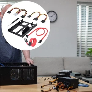 Adaptateur SSD de support de montage SSD à double pont avec métal de câble - Afbeelding 1 van 6