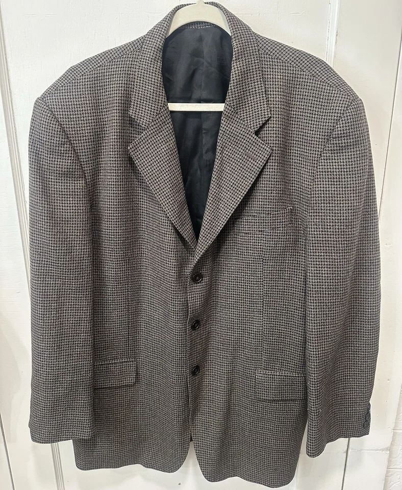 Blazer marrón vintage hecho en Italia (talla: 46R) Foto 1 de 4