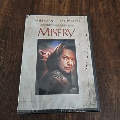 Misery DVD 1990 Stephen King Horror James Caan Kathy Bates 90's NEW SEALED Foto 1 de 4