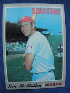 1970 Topps Baseball Ken McMullen Washington Senators #420 - Picture 1 of 2