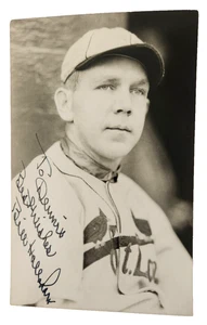 RARE-Bill Hallahan signed photo post card Cardinals 3x WS champ, Gashouse gang - Picture 1 of 5
