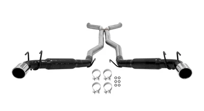 Sistema de escape traseiro Flowmaster Outlaw Cat para 2010-2013 Chevrolet Camaro SS 6.2L - Imagem 1 de 4
