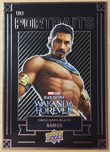 2024 UD Marvel Studios Series 2 Portraits Tenoch Huerta Mejia as Namor #P56 - Picture 1 of 2