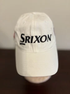 Gorra de béisbol de golf Srixon con tirantes Z Star blanca bordada como está - Imagen 1 de 7