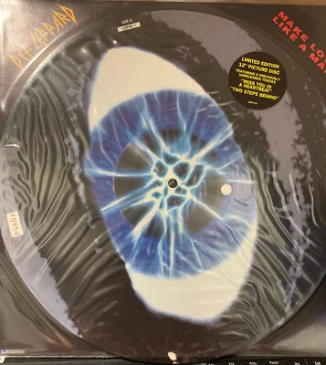DEF LEPPARD  'MAKE LOVE LIKE A MAN'  12' Pic Disc Vinyl : NEW UNPLAYED - Image 1 of 2