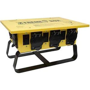outhwire 19663R02 x-treme Scatola con 3 vetrini e circuiti, Twist-Lock, Giallo - Foto 1 di 5