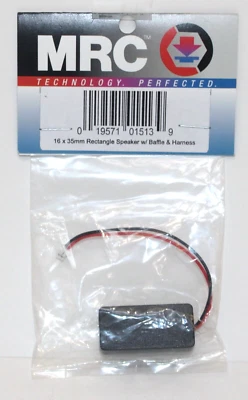 MRC 0001513 SPEAKER: 16x35mm RECTANGLE WITH BAFFLE AND HARNESS HO - Image 1 of 2