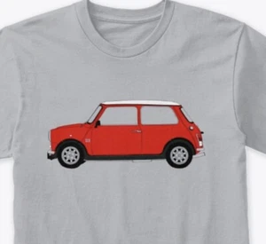 Classic Mini Cooper Kurzarm Unisex T-Shirt - Bild 1 von 10