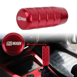 JDM MUGEN Red Titanium Stick Gear Shift Knob Lever Shifter Universal - Picture 1 of 9