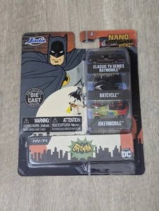 Batman Classic TV Series 3 Model Nano Set Jada Hollywood Rides BNIB New Sealed - Picture 1 of 6