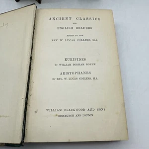 Ancient Classics For English Readers - Euripides And Aristophanes - 1872 - Picture 1 of 8