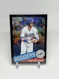 2020 Topps Series 2 Baseball Cody Bellinger #85TC-23 Black Parallel 087/199 - Picture 1 of 2