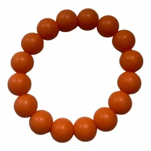 Lil' Jumbl BPA Free Baby Teething Bracelet BT002 Orange - Picture 1 of 4