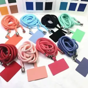 Clear Gel Case + Lanyard Neck/Sholder Strap For iPhone 16 Pro Max 15 14 13 12 11 - Picture 1 of 17