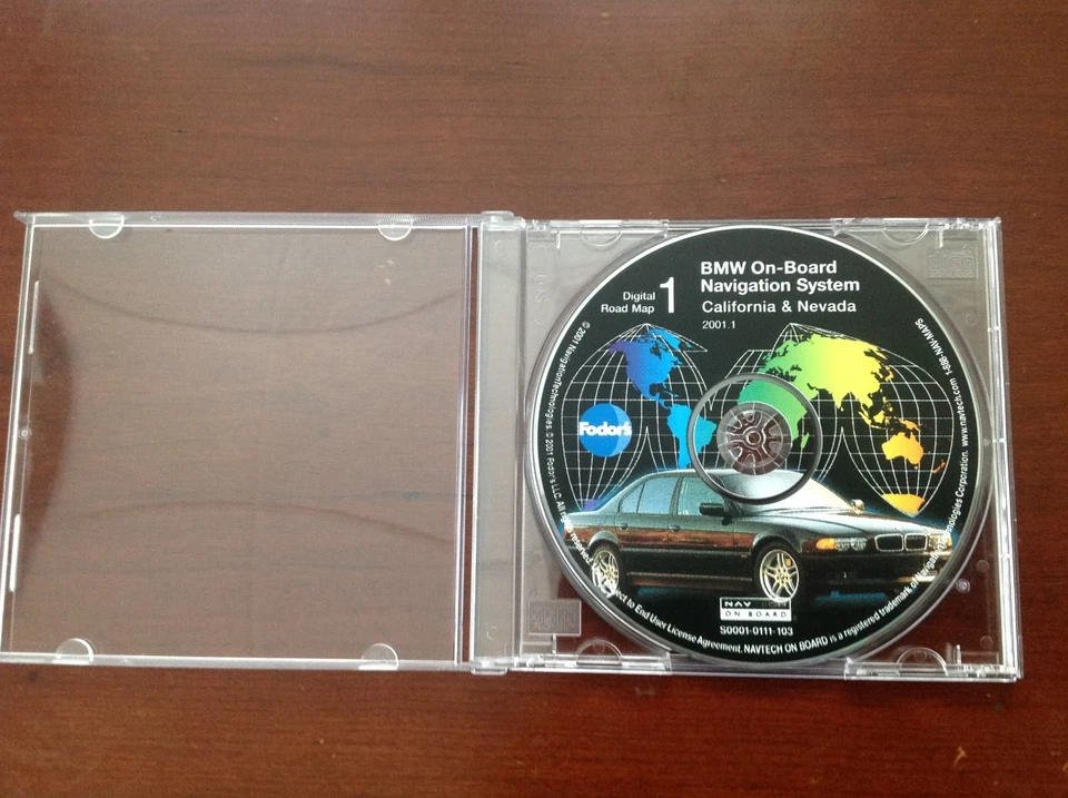 2001 BMW On-Board Navigation System Digital Road Map 1 - Image 1 of 1
