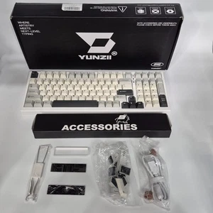 YUNZII YZ98 Mechanische Tastatur Weiß 99 Tasten Tri-Mode RGB Cocoa Cream V2 - Bild 1 von 24