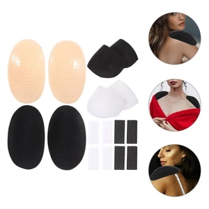 4 Pairs Padded Shoulder Artifact Non-skid Pads Miss for Costume Reusable - Picture 1 of 12
