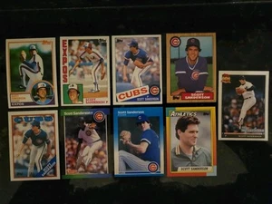 9 Card Scott Sanderson Expos, Cubs, A's, Yankees - Excellent Condition - Picture 1 of 2