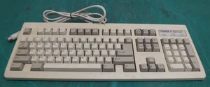 Vintage NMB RT6655T+ Clicky Mechanical Keyboard – 5-Pin DIN Connector - Picture 1 of 14