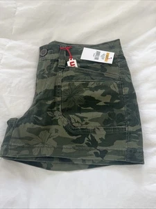 Pantalones Cortos Juniors Unionbay Delaney de Sarga Elástica, Camuflaje Floral Talla 3 - Imagen 1 de 4