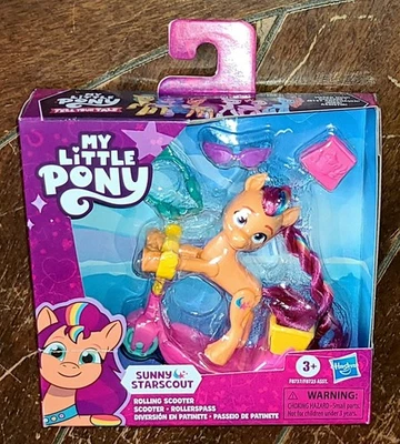 小马宝莉滚轮滑板车 (2024) SUNNY STARSCOUT 公仔带配件! — 第 1/3 张图片