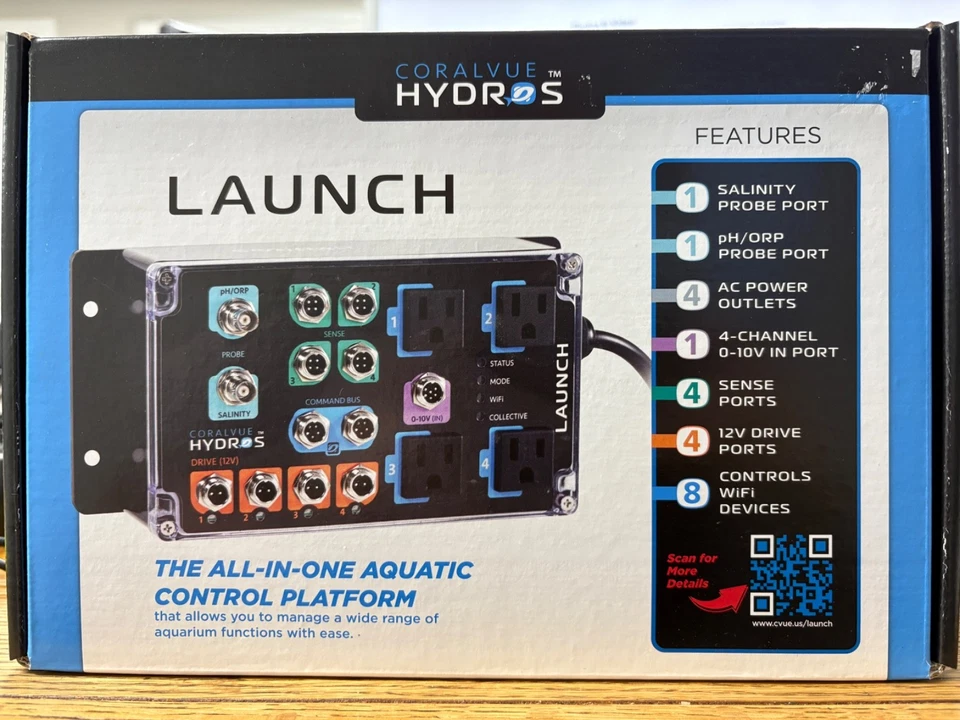 CoralVue Hydros Control lanzamiento CAJA ABIERTA  Foto 1 de 1