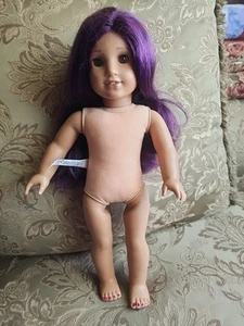 American Girl Doll RETIRED Purple Hair Truly Me 86 Brown Eyes, Medium Skin RARE - Picture 1 of 24