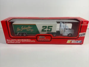 Racing Champions 1993 #25 KEN SCHRADER RACING Transporter New in C9 New Box - Picture 1 of 8